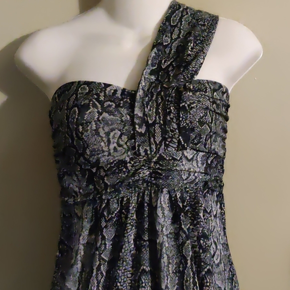 Reptile Snake Print Convertible Long Dress - Picture 9 of 11